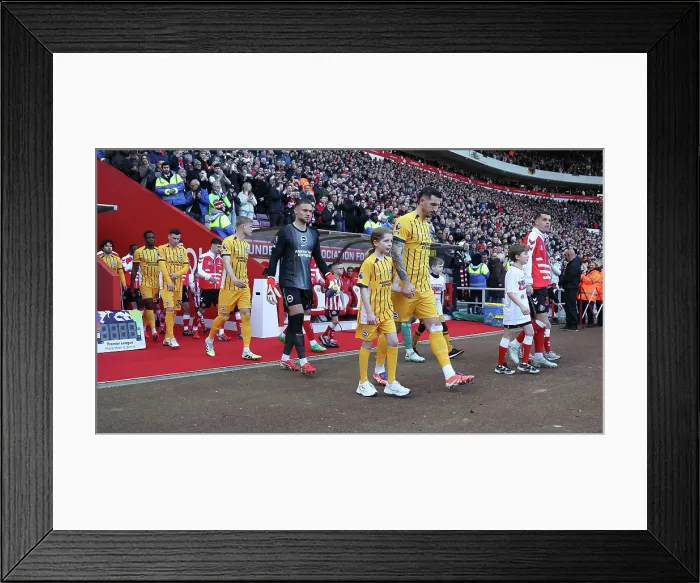 Framed Print : Sunderland v Brighton and Hove Albion Premier League 14MAR26 Framed Print : Sunderland v Brighton and Hove Albion Premier League 14MAR26