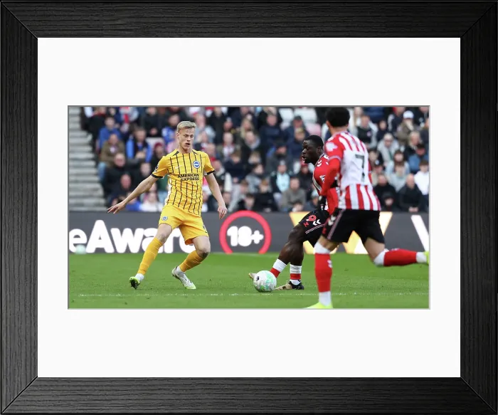 Framed Print : Sunderland v Brighton and Hove Albion Premier League 14MAR26 Framed Print : Sunderland v Brighton and Hove Albion Premier League 14MAR26