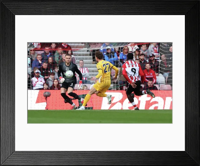 Framed Print : Sunderland v Brighton and Hove Albion Premier League 14MAR26 Framed Print : Sunderland v Brighton and Hove Albion Premier League 14MAR26