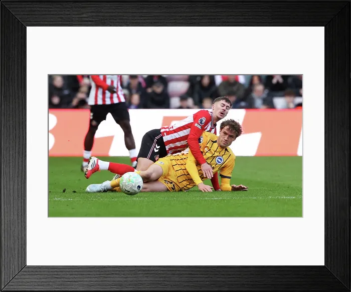 Framed Print : Sunderland v Brighton and Hove Albion Premier League 14MAR26 Framed Print : Sunderland v Brighton and Hove Albion Premier League 14MAR26