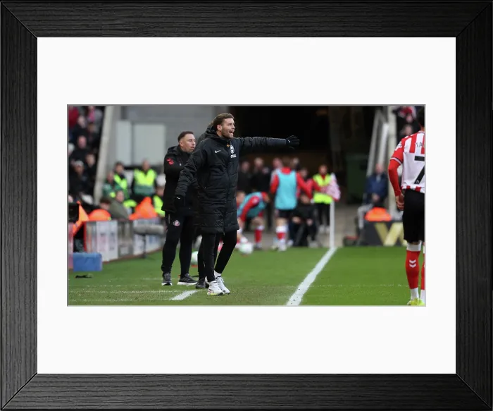 Framed Print : Sunderland v Brighton and Hove Albion Premier League 14MAR26 Framed Print : Sunderland v Brighton and Hove Albion Premier League 14MAR26