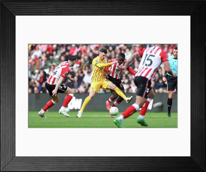 Framed Print : Sunderland v Brighton and Hove Albion Premier League 14MAR26 Framed Print : Sunderland v Brighton and Hove Albion Premier League 14MAR26