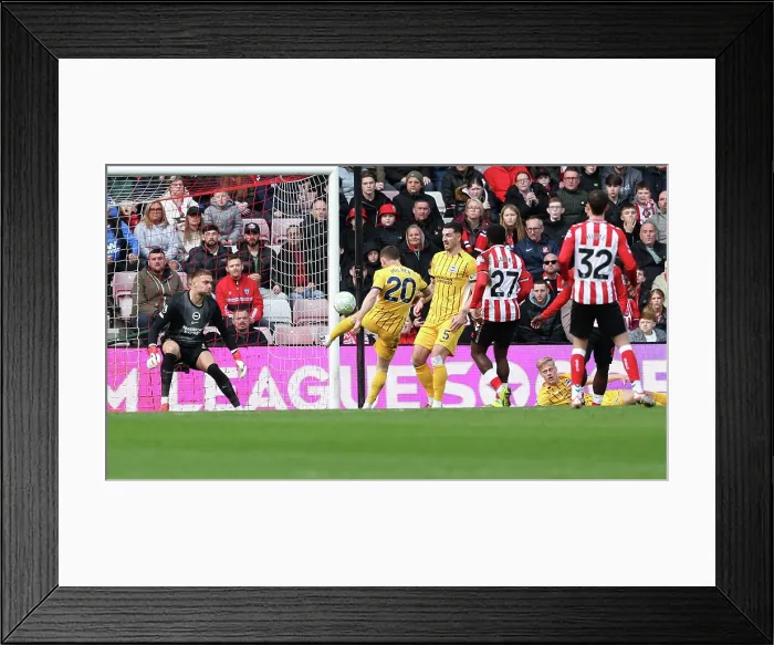 Framed Print : Sunderland v Brighton and Hove Albion Premier League 14MAR26