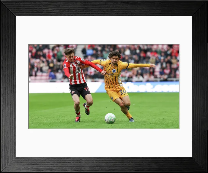 Framed Print : Sunderland v Brighton and Hove Albion Premier League 14MAR26 Framed Print : Sunderland v Brighton and Hove Albion Premier League 14MAR26