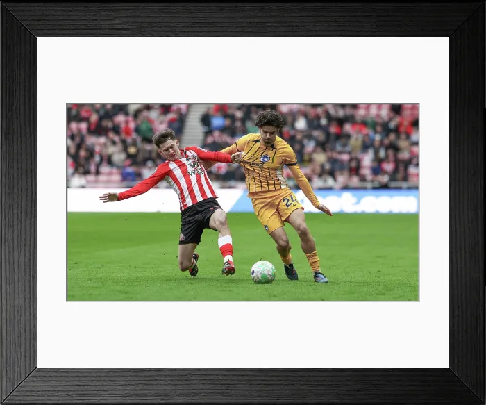 Framed Print : Sunderland v Brighton and Hove Albion Premier League 14MAR26 Framed Print : Sunderland v Brighton and Hove Albion Premier League 14MAR26