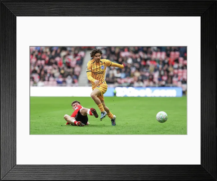 Framed Print : Sunderland v Brighton and Hove Albion Premier League 14MAR26 Framed Print : Sunderland v Brighton and Hove Albion Premier League 14MAR26