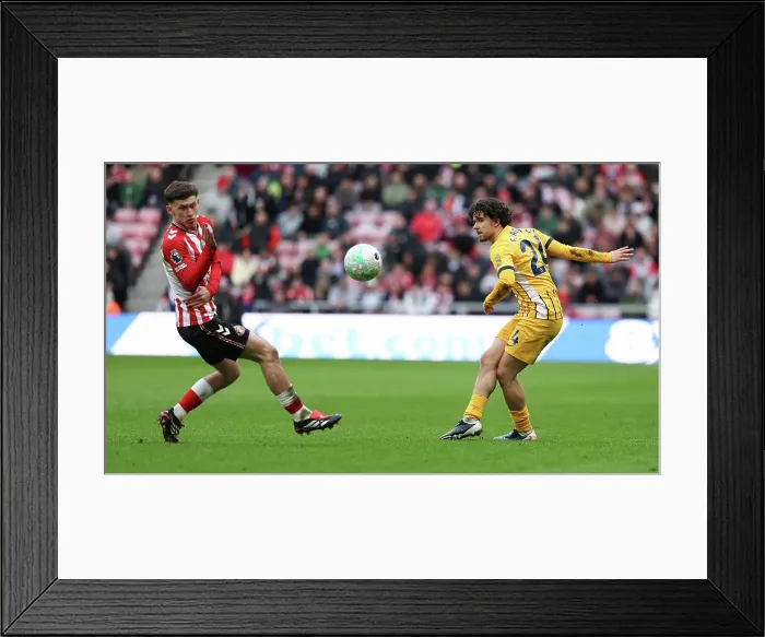 Framed Print : Sunderland v Brighton and Hove Albion Premier League 14MAR26 Framed Print : Sunderland v Brighton and Hove Albion Premier League 14MAR26