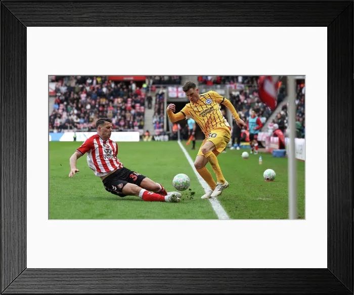Framed Print : Sunderland v Brighton and Hove Albion Premier League 14MAR26 Framed Print : Sunderland v Brighton and Hove Albion Premier League 14MAR26