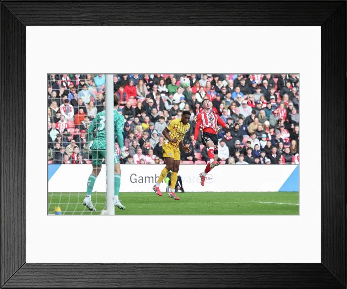 Framed Print : Sunderland v Brighton and Hove Albion Premier League 14MAR26 Framed Print : Sunderland v Brighton and Hove Albion Premier League 14MAR26