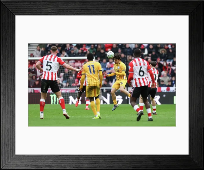 Framed Print : Sunderland v Brighton and Hove Albion Premier League 14MAR26 Framed Print : Sunderland v Brighton and Hove Albion Premier League 14MAR26