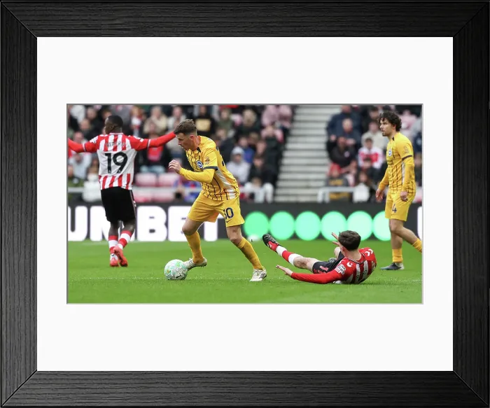 Framed Print : Sunderland v Brighton and Hove Albion Premier League 14MAR26 Framed Print : Sunderland v Brighton and Hove Albion Premier League 14MAR26