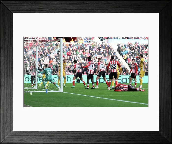 Framed Print : Sunderland v Brighton and Hove Albion Premier League 14MAR26 Framed Print : Sunderland v Brighton and Hove Albion Premier League 14MAR26