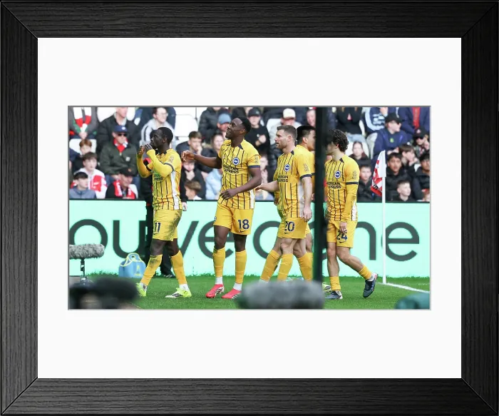 Framed Print : Sunderland v Brighton and Hove Albion Premier League 14MAR26 Framed Print : Sunderland v Brighton and Hove Albion Premier League 14MAR26