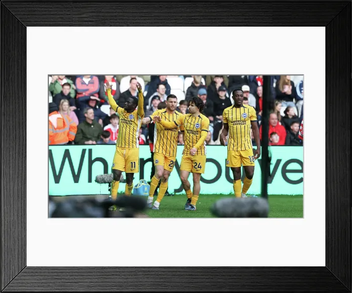 Framed Print : Sunderland v Brighton and Hove Albion Premier League 14MAR26 Framed Print : Sunderland v Brighton and Hove Albion Premier League 14MAR26