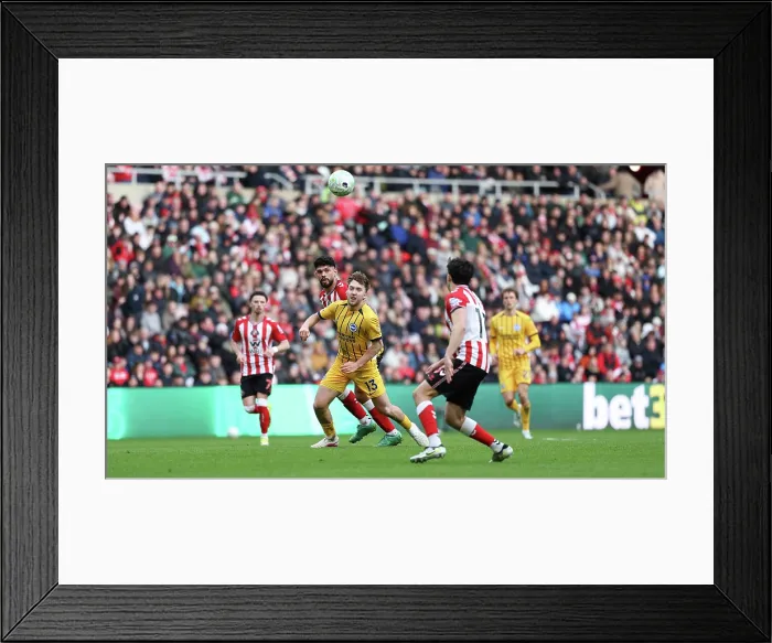 Framed Print : Sunderland v Brighton and Hove Albion Premier League 14MAR26 Framed Print : Sunderland v Brighton and Hove Albion Premier League 14MAR26