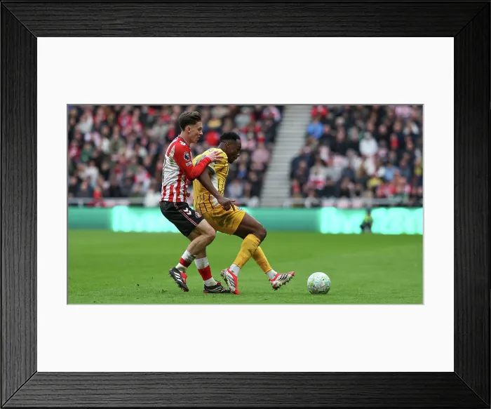 Framed Print : Sunderland v Brighton and Hove Albion Premier League 14MAR26 Framed Print : Sunderland v Brighton and Hove Albion Premier League 14MAR26