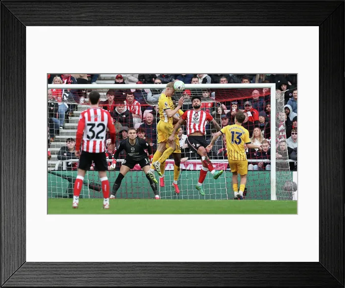 Framed Print : Sunderland v Brighton and Hove Albion Premier League 14MAR26