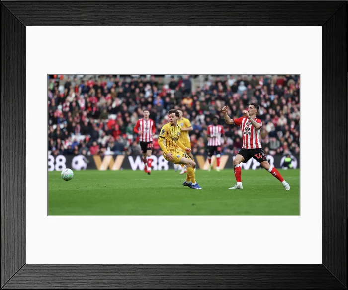 Framed Print : Sunderland v Brighton and Hove Albion Premier League 14MAR26 Framed Print : Sunderland v Brighton and Hove Albion Premier League 14MAR26