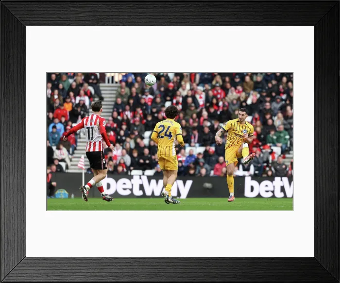 Framed Print : Sunderland v Brighton and Hove Albion Premier League 14MAR26