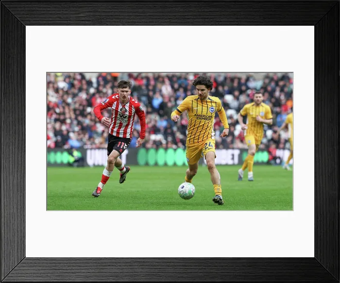 Framed Print : Sunderland v Brighton and Hove Albion Premier League 14MAR26 Framed Print : Sunderland v Brighton and Hove Albion Premier League 14MAR26