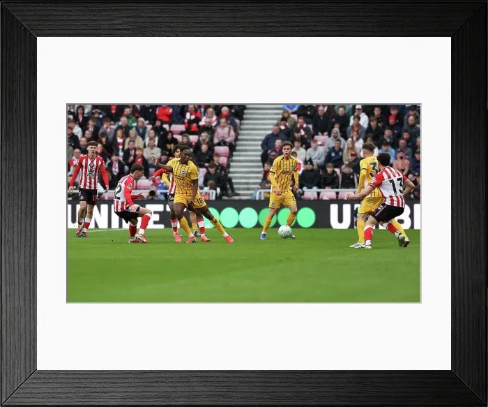Framed Print : Sunderland v Brighton and Hove Albion Premier League 14MAR26 Framed Print : Sunderland v Brighton and Hove Albion Premier League 14MAR26