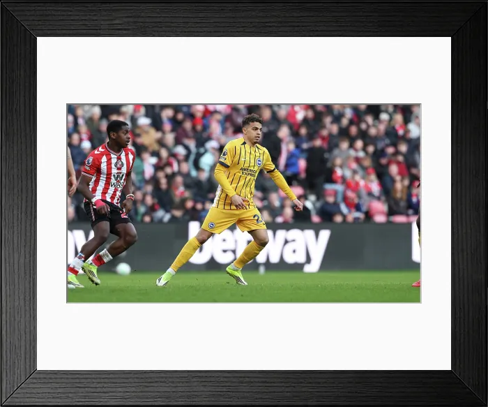 Framed Print : Sunderland v Brighton and Hove Albion Premier League 14MAR26 Framed Print : Sunderland v Brighton and Hove Albion Premier League 14MAR26
