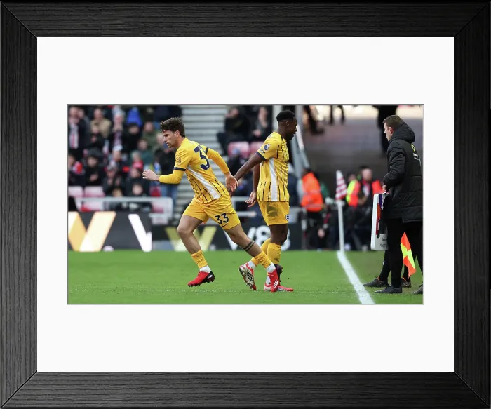 Framed Print : Sunderland v Brighton and Hove Albion Premier League 14MAR26 Framed Print : Sunderland v Brighton and Hove Albion Premier League 14MAR26