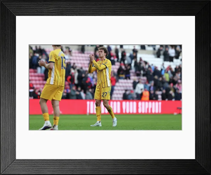 Framed Print : Sunderland v Brighton and Hove Albion Premier League 14MAR26 Framed Print : Sunderland v Brighton and Hove Albion Premier League 14MAR26