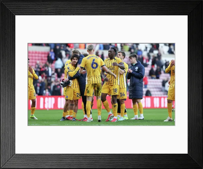 Framed Print : Sunderland v Brighton and Hove Albion Premier League 14MAR26 Framed Print : Sunderland v Brighton and Hove Albion Premier League 14MAR26