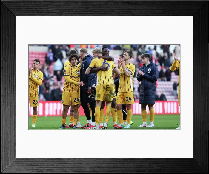 Framed Print : Sunderland v Brighton and Hove Albion Premier League 14MAR26 Framed Print : Sunderland v Brighton and Hove Albion Premier League 14MAR26