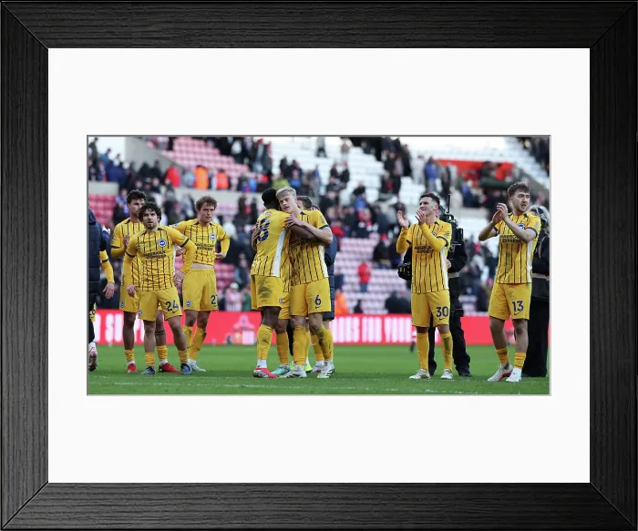 Framed Print : Sunderland v Brighton and Hove Albion Premier League 14MAR26 Framed Print : Sunderland v Brighton and Hove Albion Premier League 14MAR26