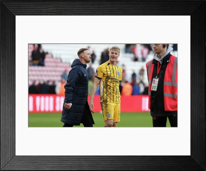Framed Print : Sunderland v Brighton and Hove Albion Premier League 14MAR26 Framed Print : Sunderland v Brighton and Hove Albion Premier League 14MAR26