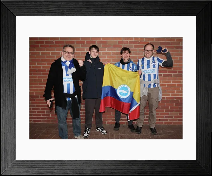 Framed Print : Sunderland v Brighton and Hove Albion Premier League 14MAR26