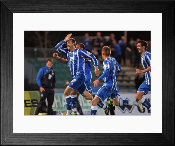 Framed Print : Brighton & Hove Albion: 2010-11 Home Matches vs. Dagenham & Redbridge Framed Print : Brighton & Hove Albion: 2010-11 Home Matches vs. Dagenham & Redbridge