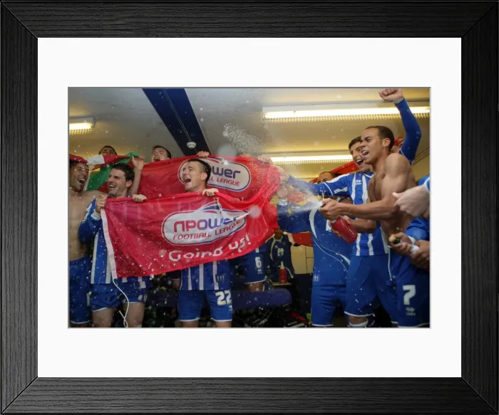 Framed Print : Brighton & Hove Albion: The Championship Promotion Celebration (2011)