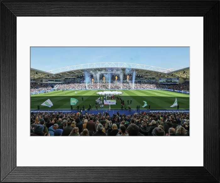 Framed Print : Brighton and Hove Albion v Liverpool Premier League 16MAR26 Framed Print : Brighton and Hove Albion v Liverpool Premier League 16MAR26