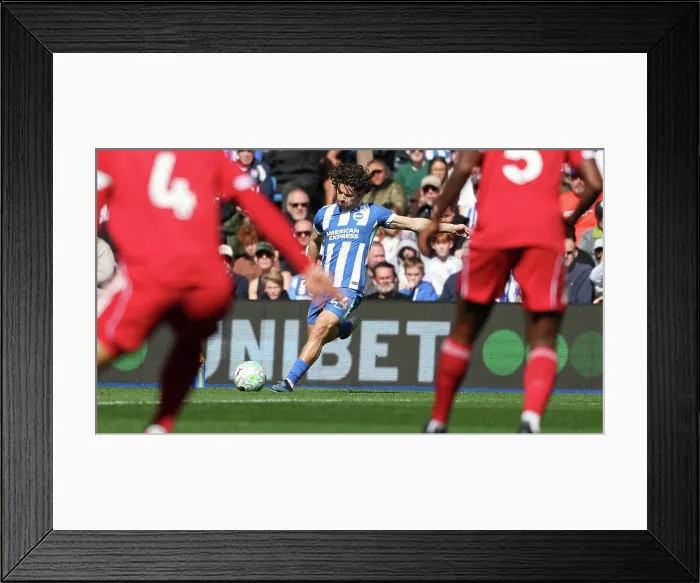Framed Print : Brighton and Hove Albion v Liverpool Premier League 16MAR26 Framed Print : Brighton and Hove Albion v Liverpool Premier League 16MAR26