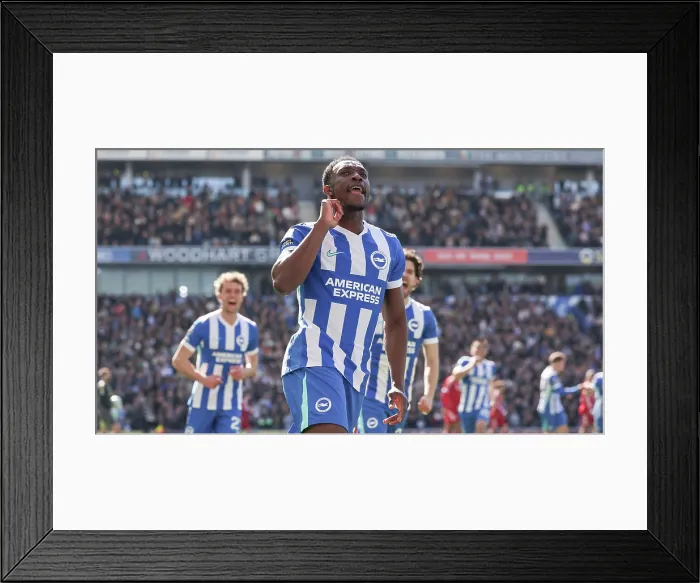 Framed Print : Brighton and Hove Albion v Liverpool Premier League 16MAR26 Framed Print : Brighton and Hove Albion v Liverpool Premier League 16MAR26