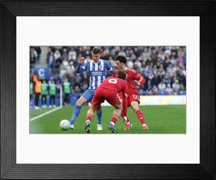 Framed Print : Brighton and Hove Albion v Liverpool Premier League 16MAR26 Framed Print : Brighton and Hove Albion v Liverpool Premier League 16MAR26