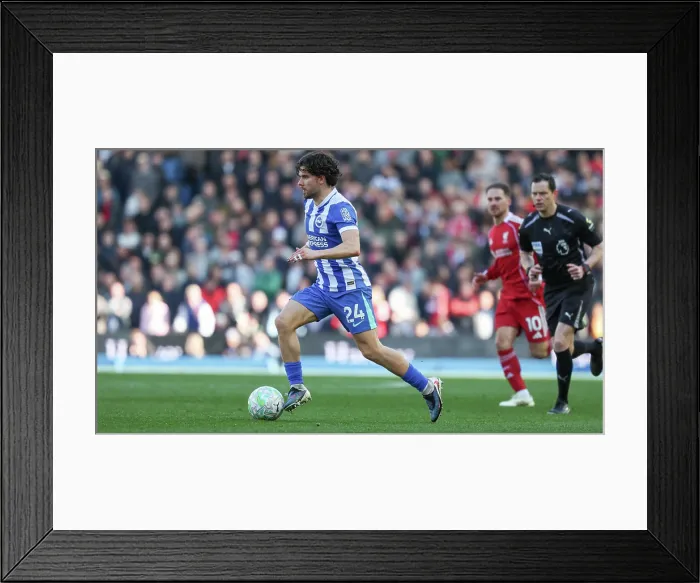 Framed Print : Brighton and Hove Albion v Liverpool Premier League 16MAR26 Framed Print : Brighton and Hove Albion v Liverpool Premier League 16MAR26
