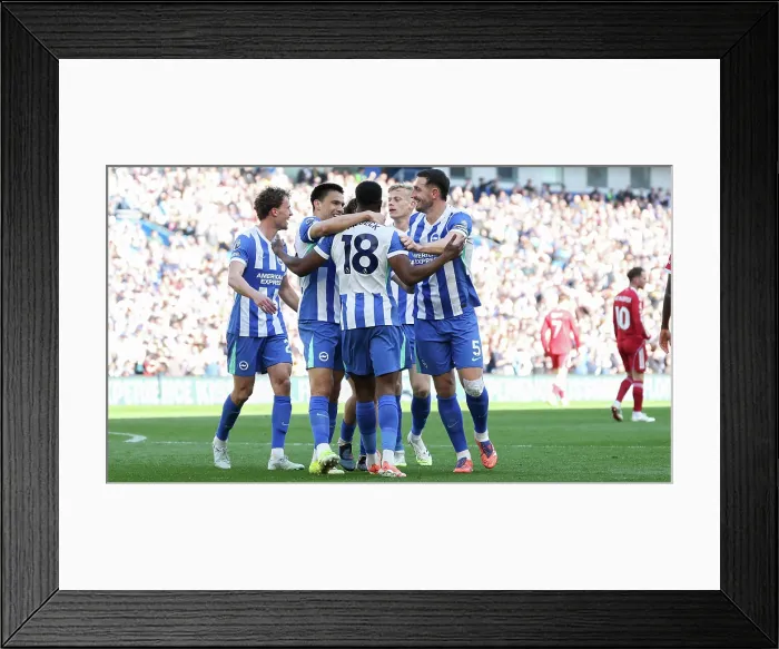 Framed Print : Brighton and Hove Albion v Liverpool Premier League 16MAR26 Framed Print : Brighton and Hove Albion v Liverpool Premier League 16MAR26