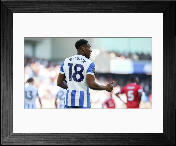 Framed Print : Brighton and Hove Albion v Liverpool Premier League 16MAR26 Framed Print : Brighton and Hove Albion v Liverpool Premier League 16MAR26
