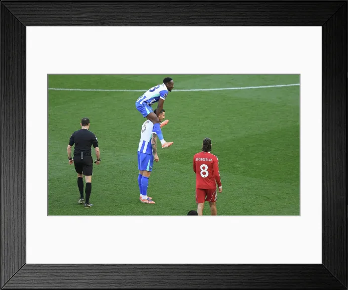 Framed Print : Brighton and Hove Albion v Liverpool Premier League 16MAR26 Framed Print : Brighton and Hove Albion v Liverpool Premier League 16MAR26