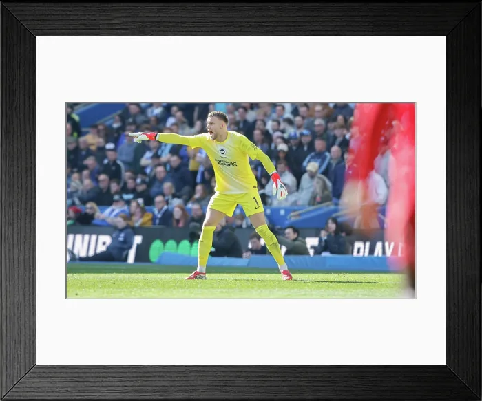 Framed Print : Brighton and Hove Albion v Liverpool Premier League 16MAR26 Framed Print : Brighton and Hove Albion v Liverpool Premier League 16MAR26
