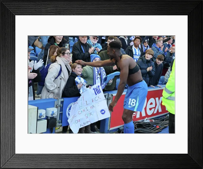 Framed Print : Brighton and Hove Albion v Liverpool Premier League 16MAR26 Framed Print : Brighton and Hove Albion v Liverpool Premier League 16MAR26