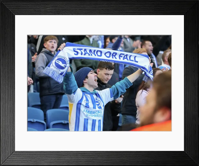 Framed Print : Brighton and Hove Albion v Liverpool Premier League 16MAR26 Framed Print : Brighton and Hove Albion v Liverpool Premier League 16MAR26