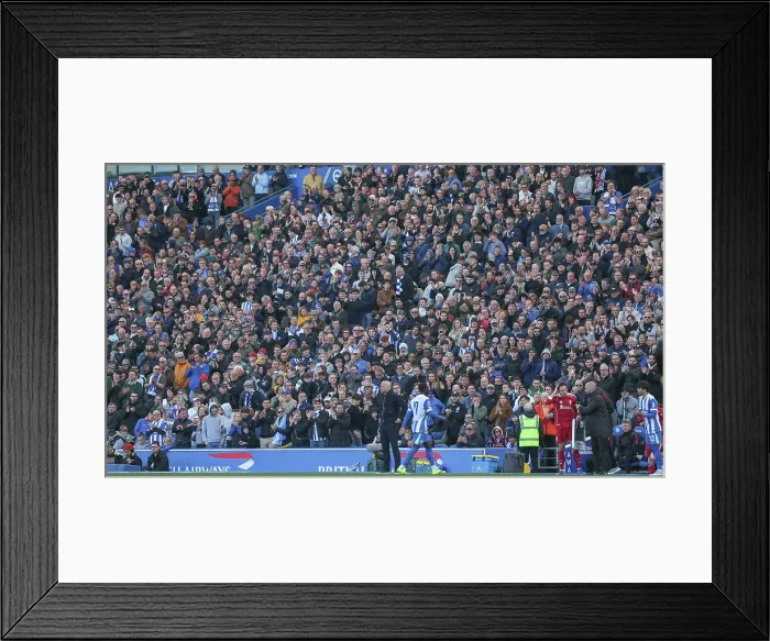 Framed Print : Brighton and Hove Albion v Liverpool Premier League 16MAR26