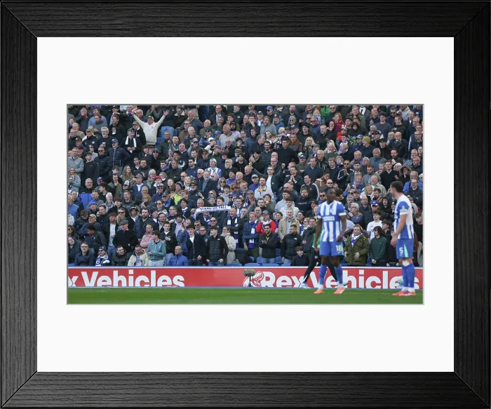 Framed Print : Brighton and Hove Albion v Liverpool Premier League 16MAR26 Framed Print : Brighton and Hove Albion v Liverpool Premier League 16MAR26