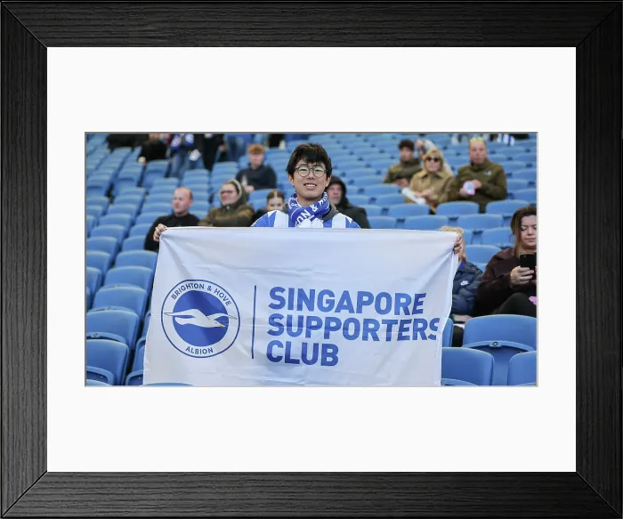 Framed Print : Brighton and Hove Albion v Liverpool Premier League 16MAR26 Framed Print : Brighton and Hove Albion v Liverpool Premier League 16MAR26