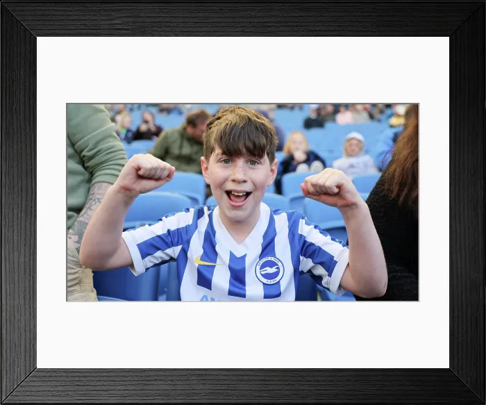 Framed Print : Brighton and Hove Albion v Liverpool Premier League 16MAR26